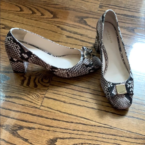 Cole Haan Shoes - Cole Haan Snakeskin heels